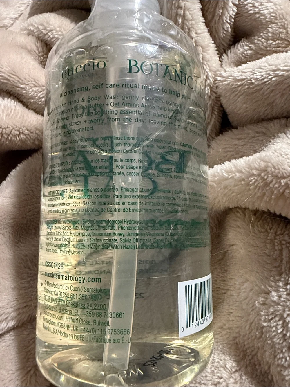 Cuccio botanicals sandalwood